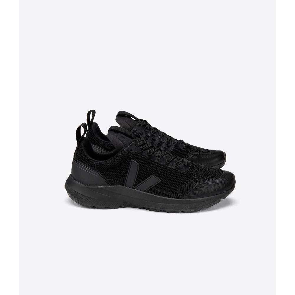 Men\'s Veja PERFORMANCE RUNNER V-KNIT RICK OWENS Shoes Black | SG 259FDN